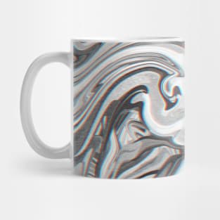 Marble Glitch Pattern Mug